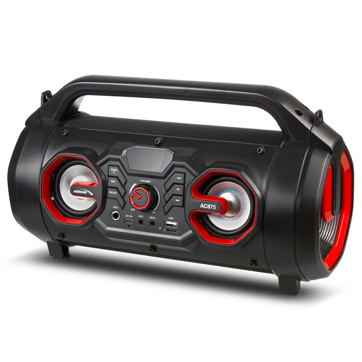 Преносим високоговорител Audiocore Bazooka, Bluetooth 5.0, FM радио, микро карта, SDIPX4, 2000mAh, AC875
