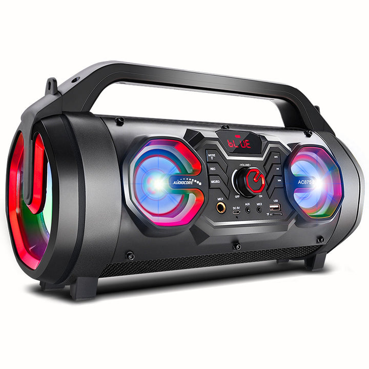 Преносим високоговорител Audiocore Bazooka, Bluetooth 5.0, FM радио, микро карта, SDIPX4, 2000mAh, AC875