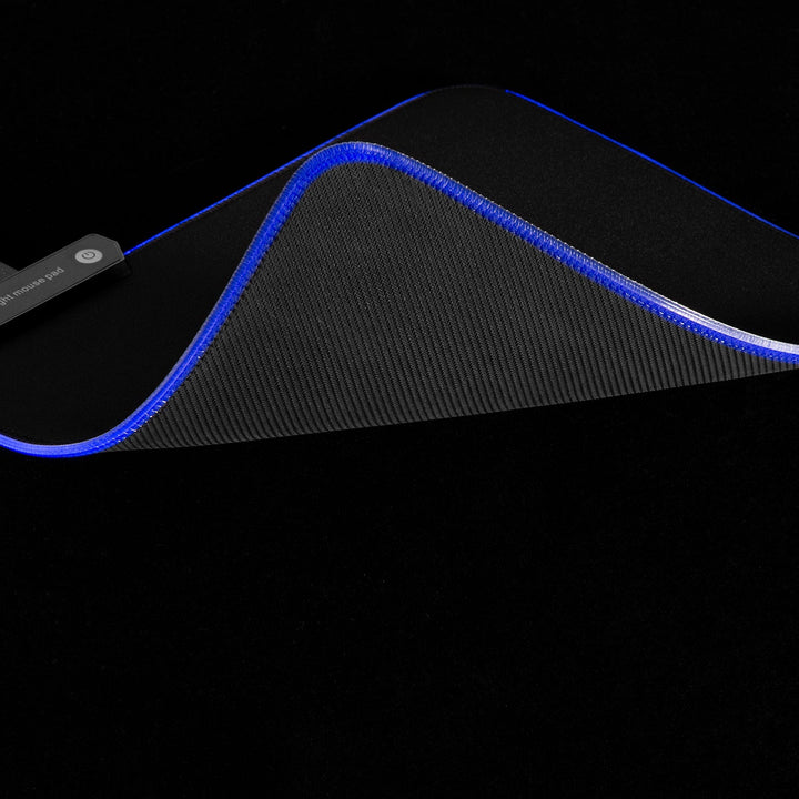Геймърска подложка за мишка с RGB LED подсветка NanoRS, 300x250x4mm, RS704