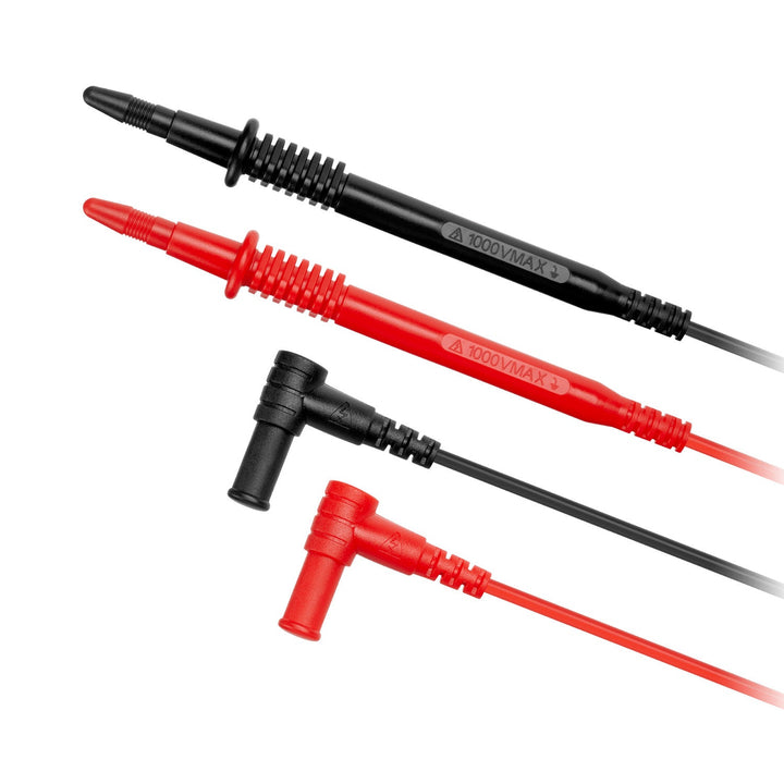 Универсалният измервателен уред Rebel Tools RB-30D включва измервателни кабели.