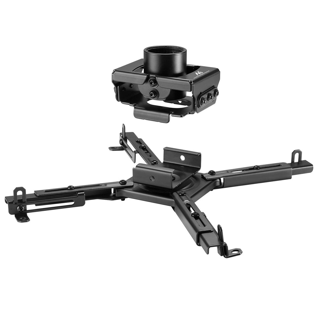 Маклин таванна стойка за проектори, Profi Market System, 80–980 mm, макс. 35 kg, черна, MC-913