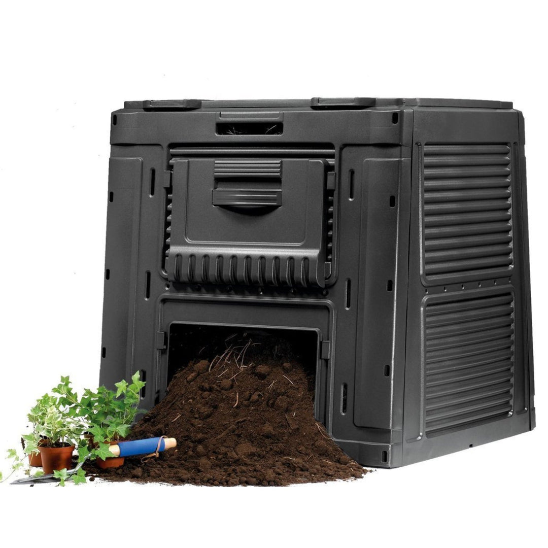 Keter E-COMPOSTER 470L черен компостник с основа 231415