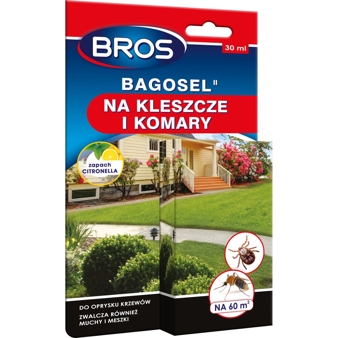 Bros Bagosel 100EC 30 мл спрей за градина срещу комари и кърлежи