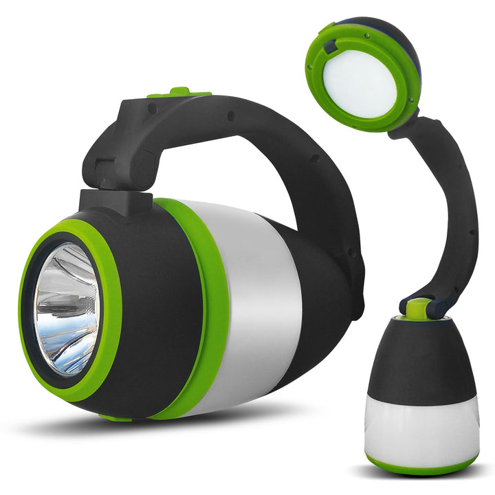 Maclean 3-в-1 LED лампа, за къмпинг, настолна лампа, фенер, 1W, 60-200lm, студено бяло 6000K, 18650 1500mAh, функция powerbank MCE298