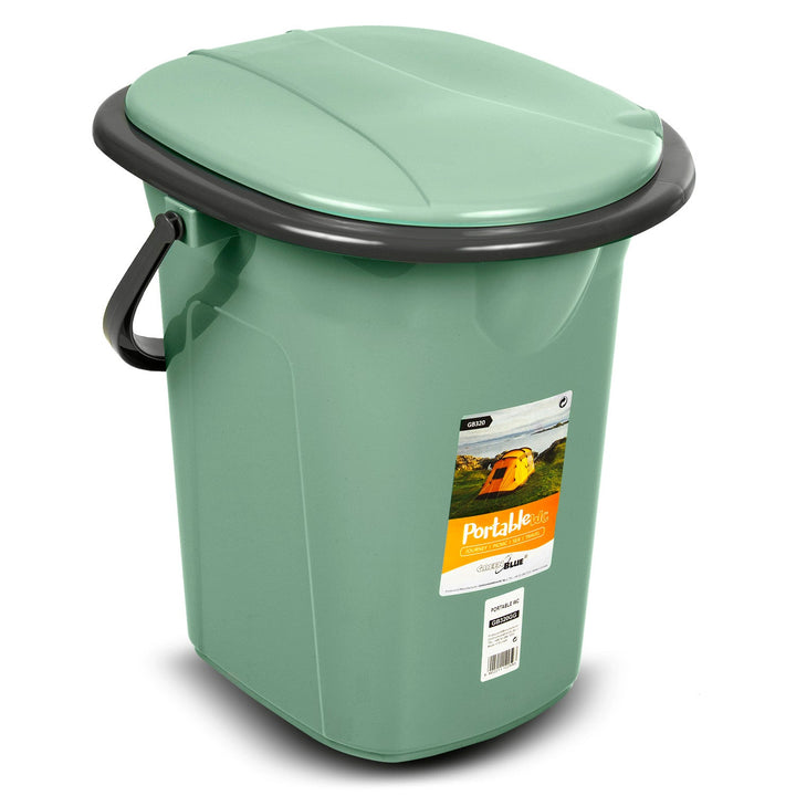 GreenBlue GB320GG зелена и сива преносима тоалетна