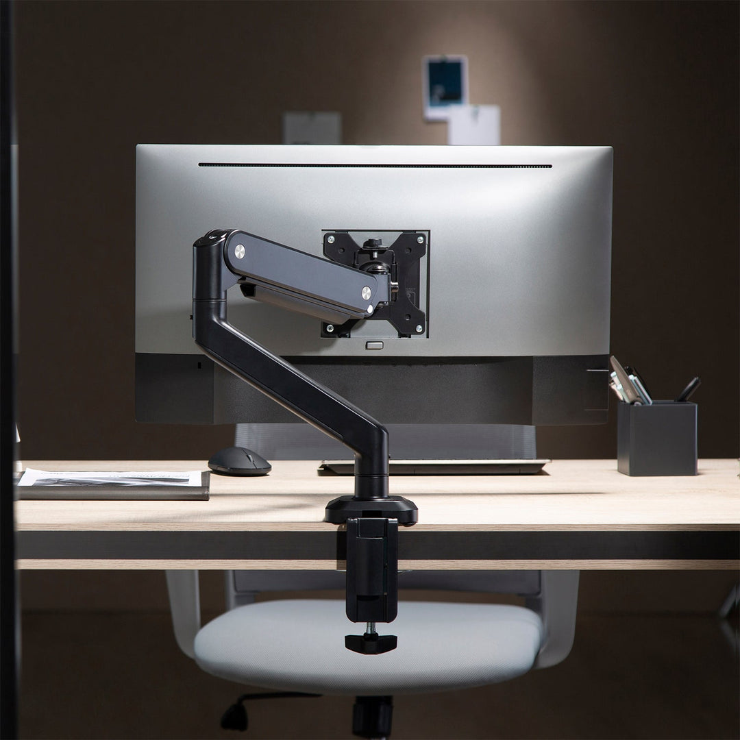 Ergo Office универсален монтаж за монитори, газова пружина 17"-35" 15 кг, VESA 75x75 / 100x100, ER-445