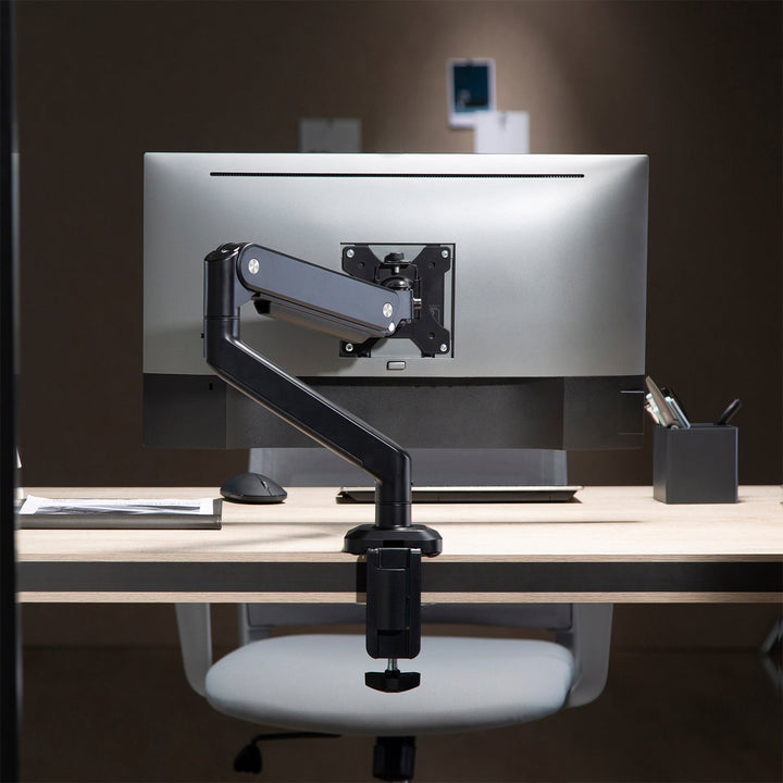 Ergo Office универсален монтаж за монитори, газова пружина 17"-35" 15 кг, VESA 75x75 / 100x100, ER-445