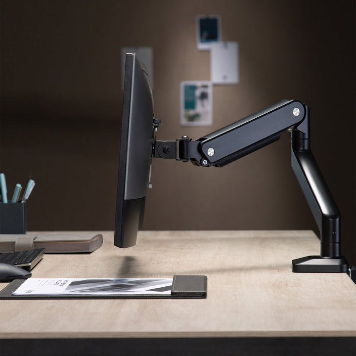 Ergo Office универсален монтаж за монитори, газова пружина 17"-35" 15 кг, VESA 75x75 / 100x100, ER-445