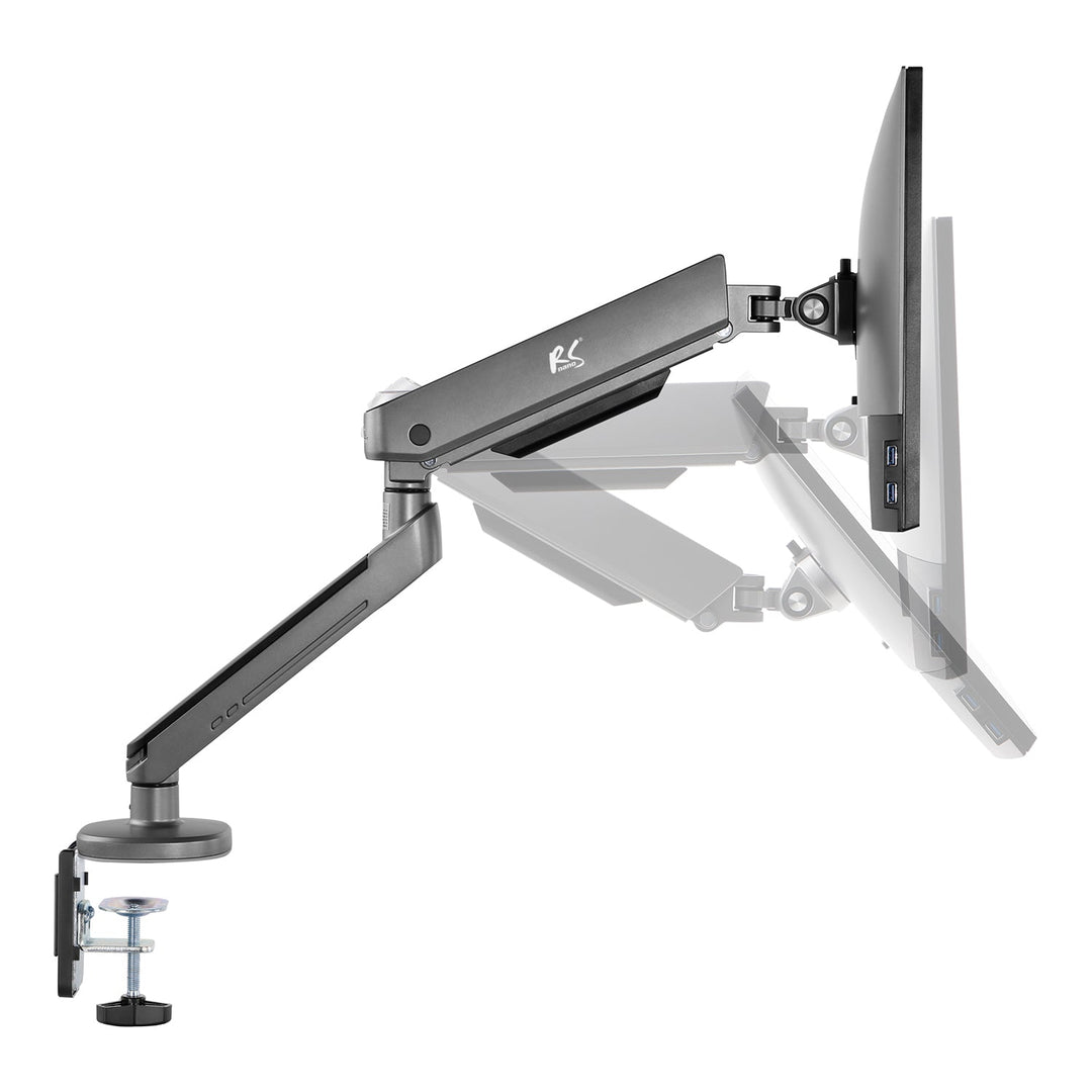 NanoRS стойка за геймърски монитор, RGB LED подсветка, 17-32", макс. 9 кг, VESA 75x75 / 100x100, RS165