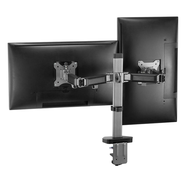 Делукс ергономична офис стойка за два монитора, 17"-32", макс. 9 кг, ER-449