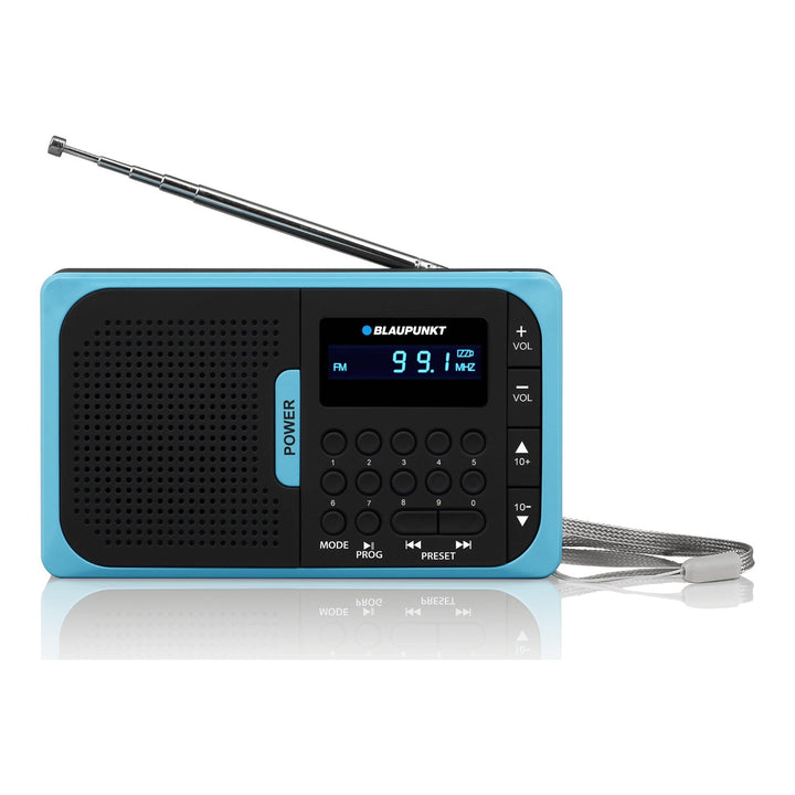 Преносимо FM радио Blaupunkt PR5BL с USB/SD MP3 възпроизвеждане