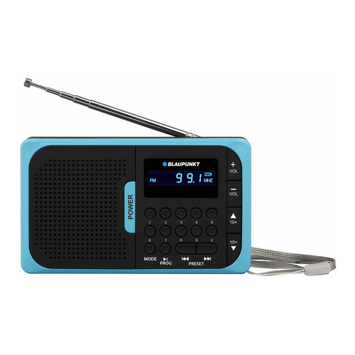 Преносимо FM радио Blaupunkt PR5BL с USB/SD MP3 възпроизвеждане