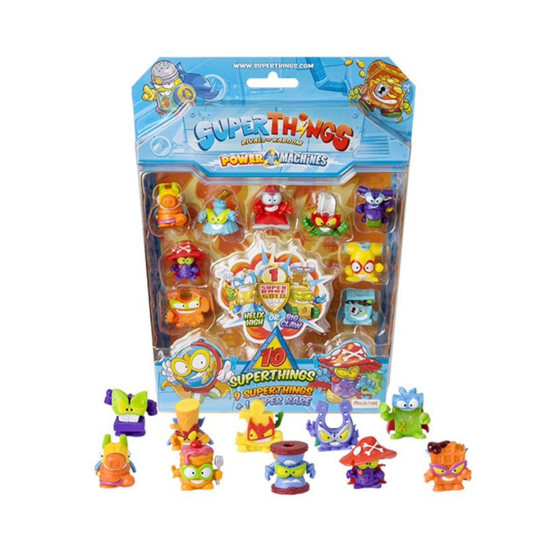 SuperThings Power Machines - Blister care conține 10 figuri
