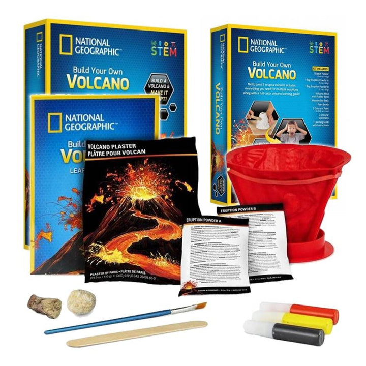 National Geographic - Construiește-ți propriul vulcan (Kit de știință pentru vulcani)