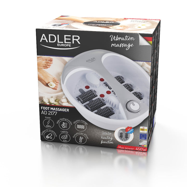 Многофункционален масажор за крака Adler AD 2177 с дръжка