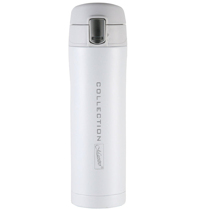 Cana Thermos Mug Cana de cafea Termos Mug Termos Mug Sticlă izolată din oțel inoxidabil pentru băuturi calde sau reci (450ml, alb)