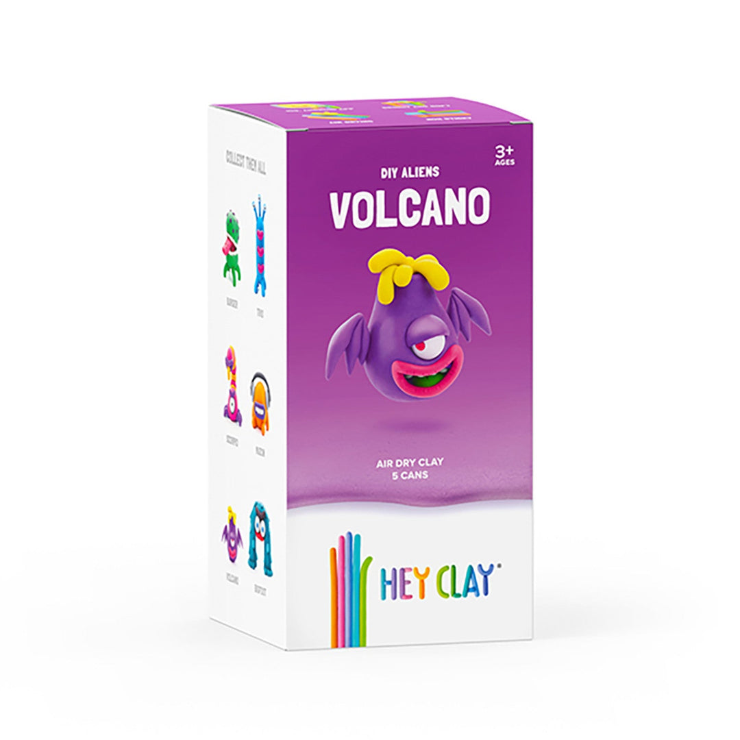 Hei Clay DIY DIY Aliens Volcano kreatives Bastelset HCLMA003