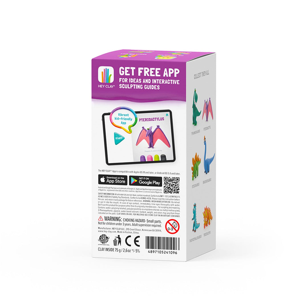 Hei Clay DIY DIY Pterodactyl Dinos kit de ambarcațiuni creative HCLMD001