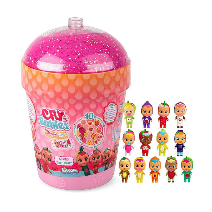 TM TOYS IMC093355 Cry Babies Magic Tears Tutti Frutti House Series Doll Figure Random Set Accesorii