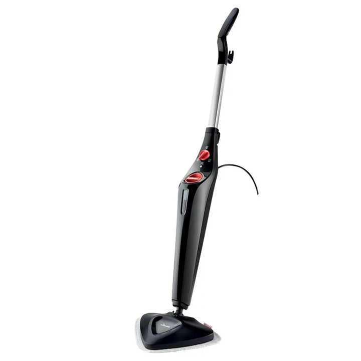 Vileda 168917 Steam Plus 3.0 Електрическа парна метла с 2 сменяеми микрофибърни подложки, почистване на килими