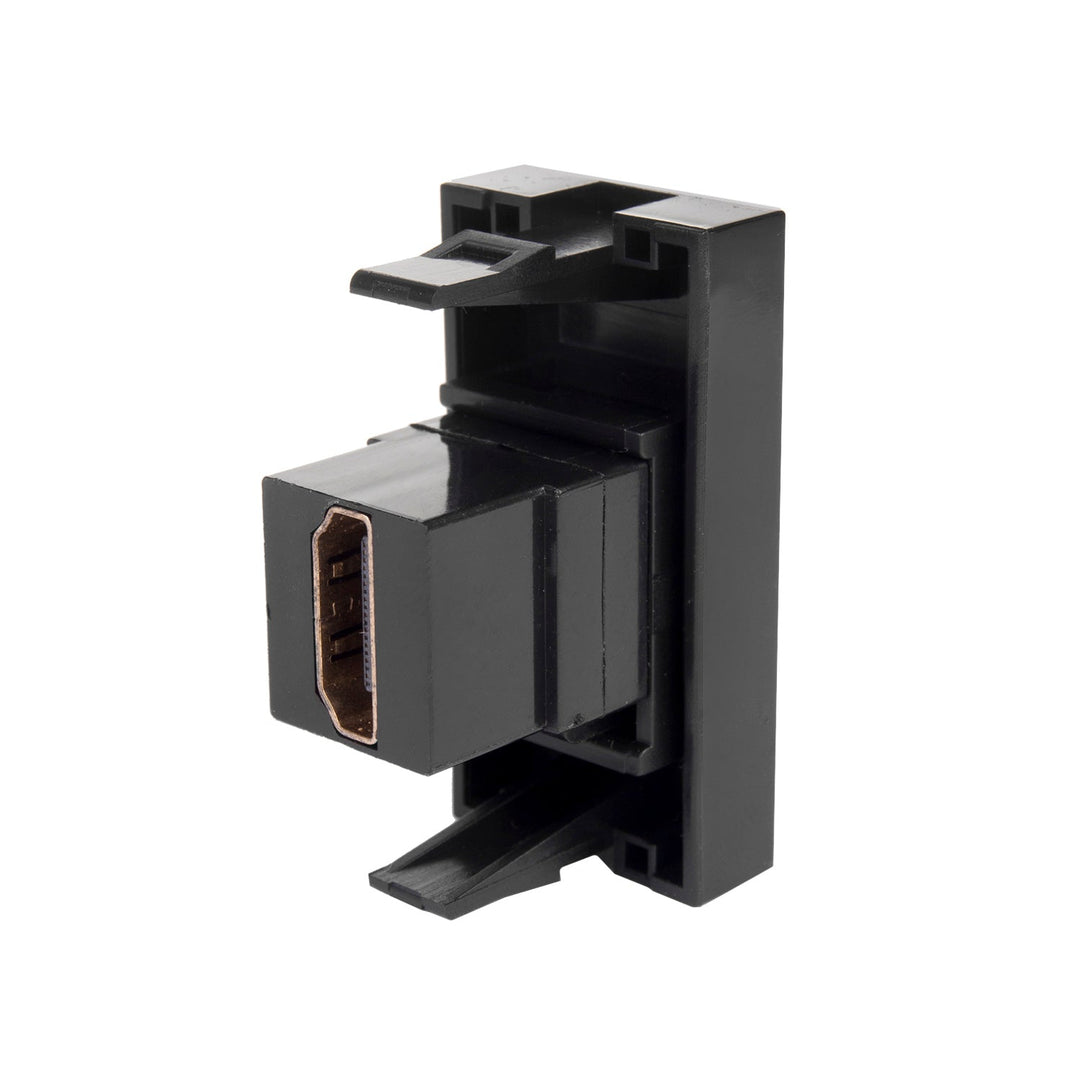 Maclean HDMI стенна розетка, единична, черна, MCE720B