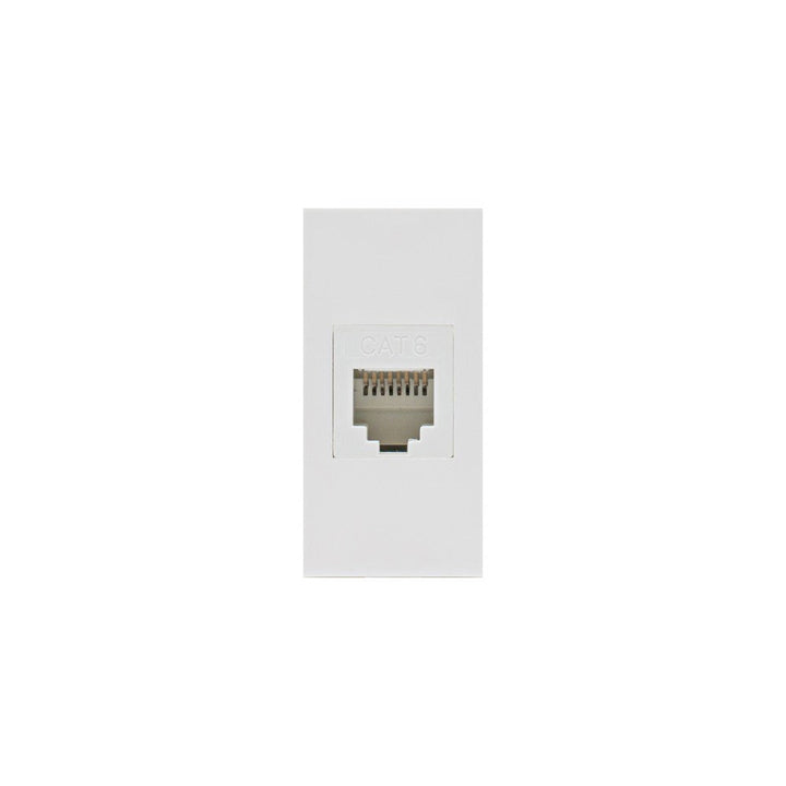 Maclean LAN сокет модул, единичен, бял, MCE725W