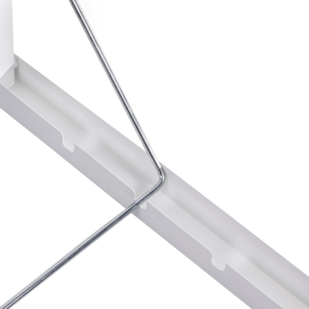 Сгъваема сушилня за баня, монтирана на стената. Majka 100 cm бяла