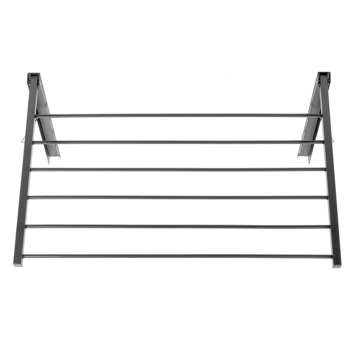 Сгъваема сушилня за баня, монтирана на стената. Majka 90 cm сребриста