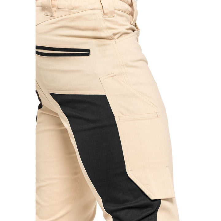 Pantaloni de lucru pentru barbati, Tubbos, bej/negru, marimea 50
