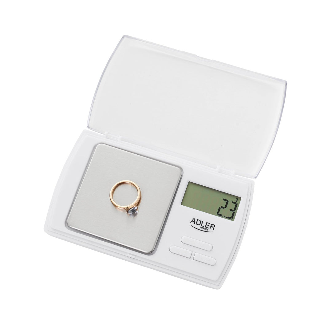 Прецизен кантар Adler AD 3161 с лесен за четене LCD дисплей