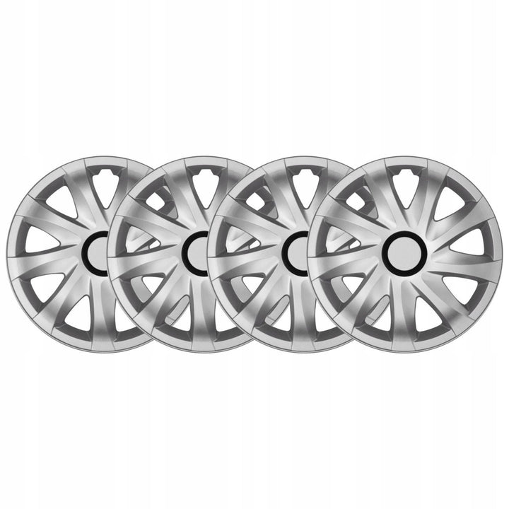 14" NRM KANDO SILVER капаци за колела, 4 броя, сребрист цвят
