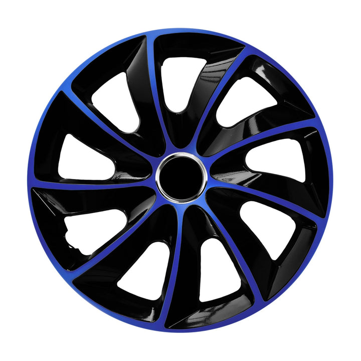 14" NRM EXTRA STIG BLUE BLACK сини и черни капаци за колела, 4 броя
