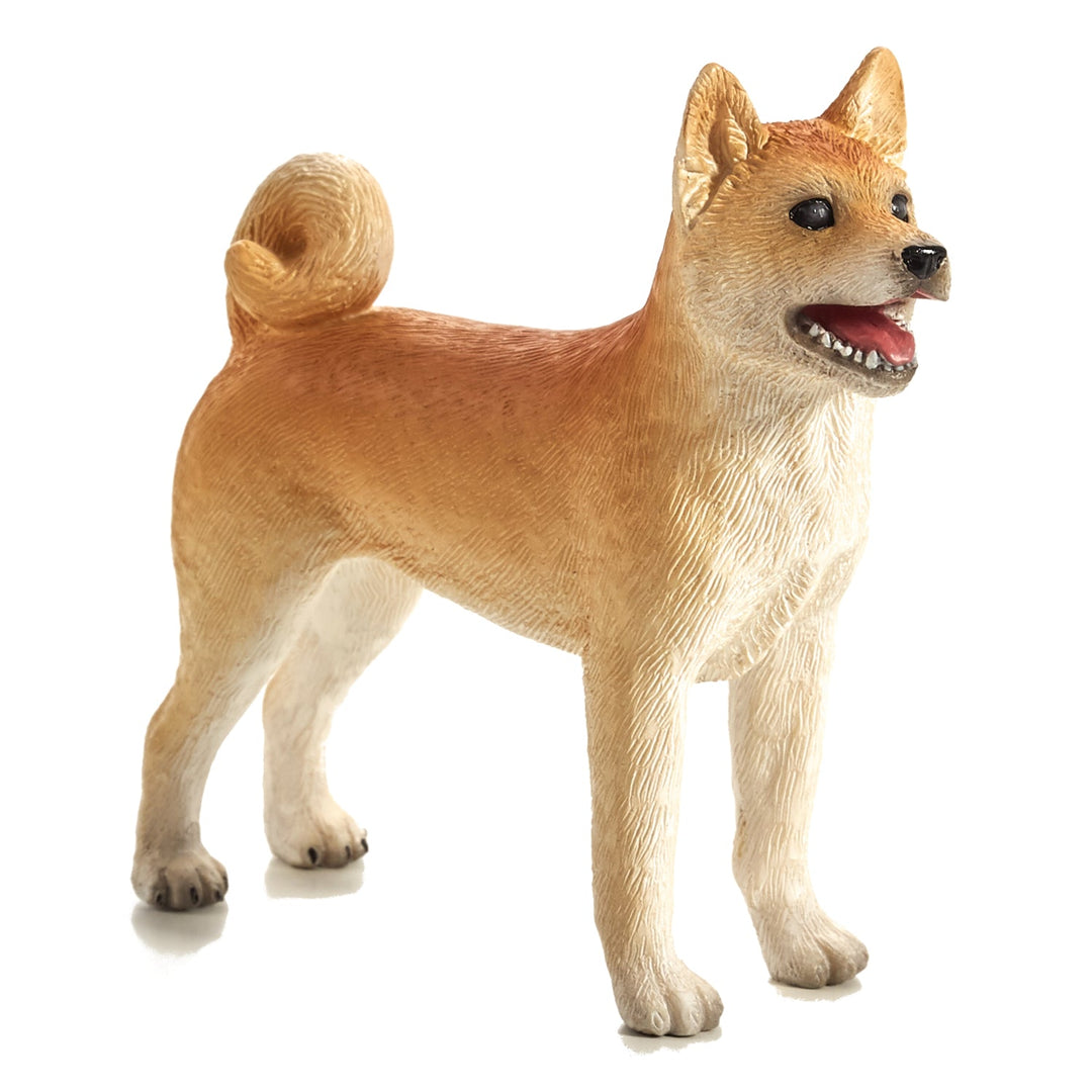 Figurina Caine rasa Shiba Inu, Animal Planet, 7 cm x 2,5 cm x 6,5 cm