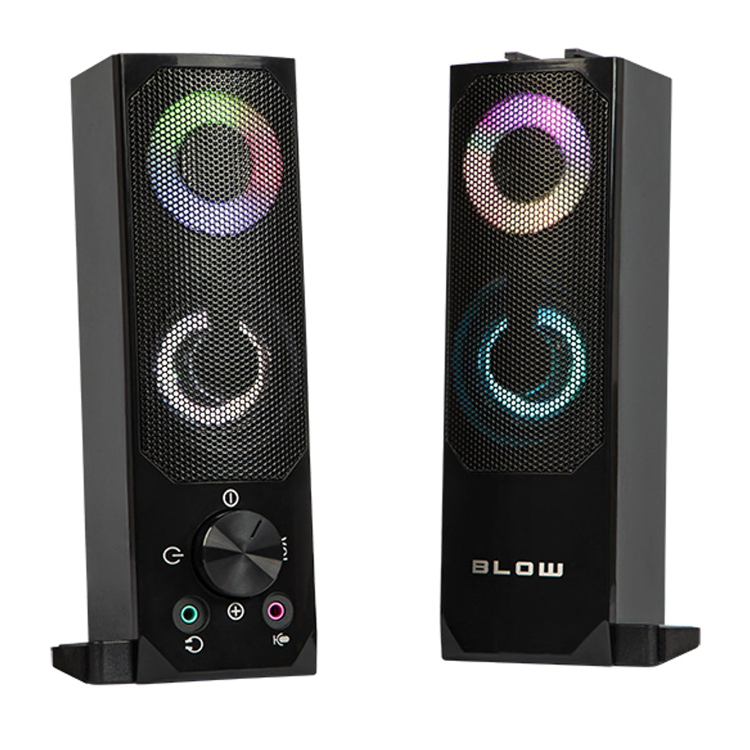 Blow MS-28 2.0 компютърни високоговорители със звукова лента и многоцветна RGB LED подсветка