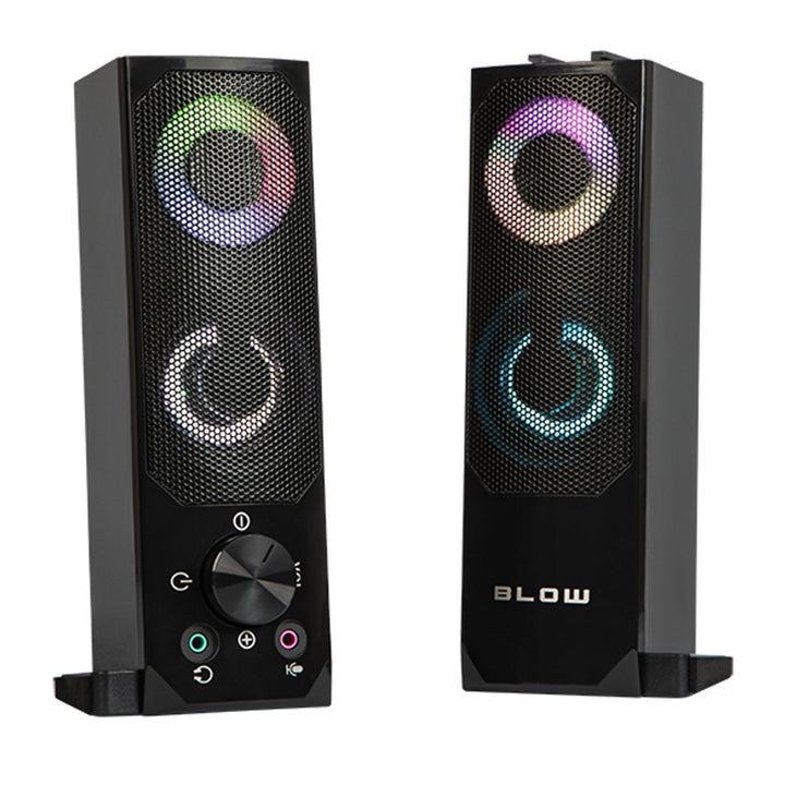 Blow MS-28 2.0 компютърни високоговорители със звукова лента и многоцветна RGB LED подсветка