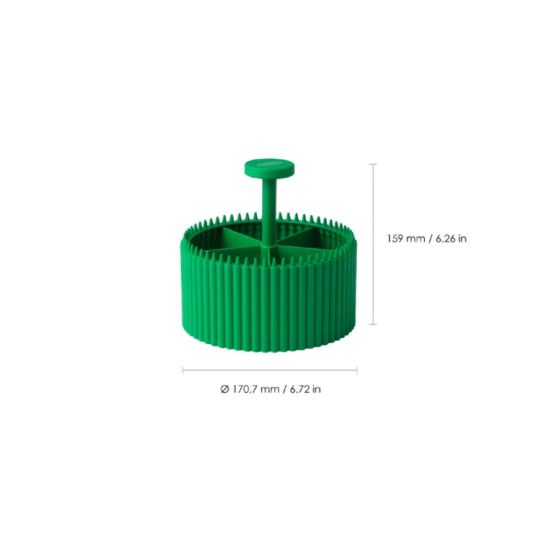 Organizator rotund pentru rechizite școlare Crayola verde