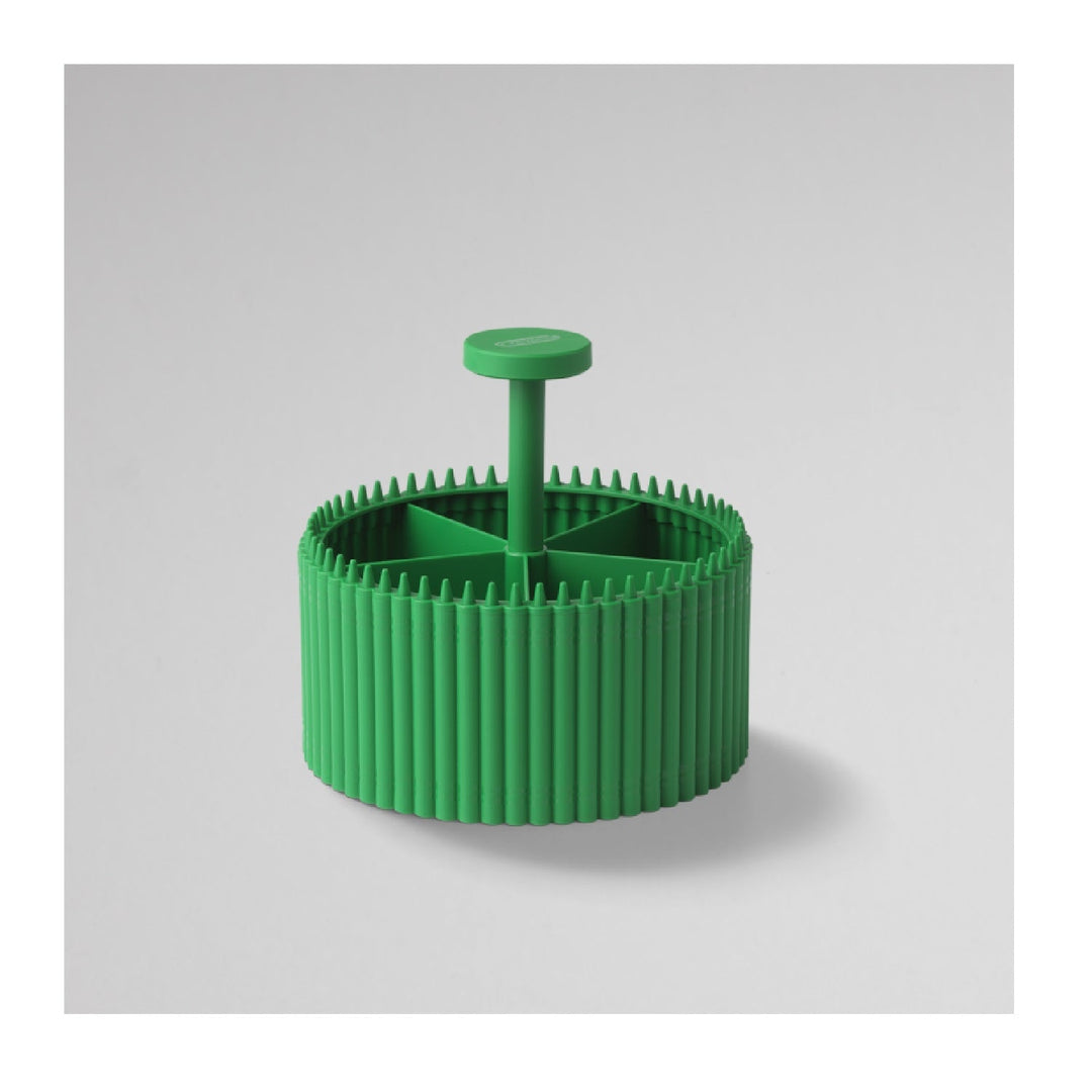 Organizator rotund pentru rechizite școlare Crayola verde