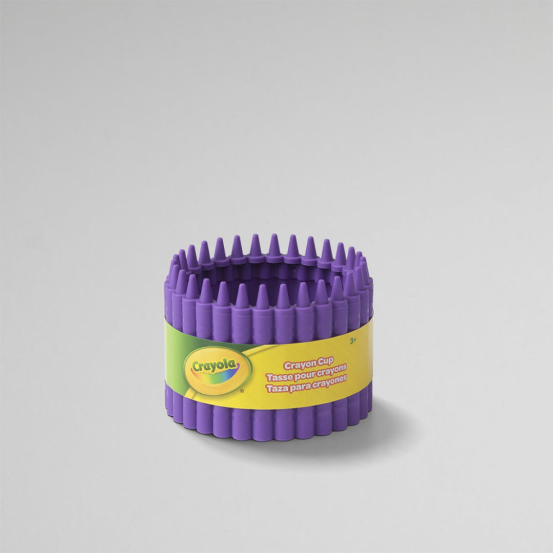 Suport de creion rotund Crayola violet
