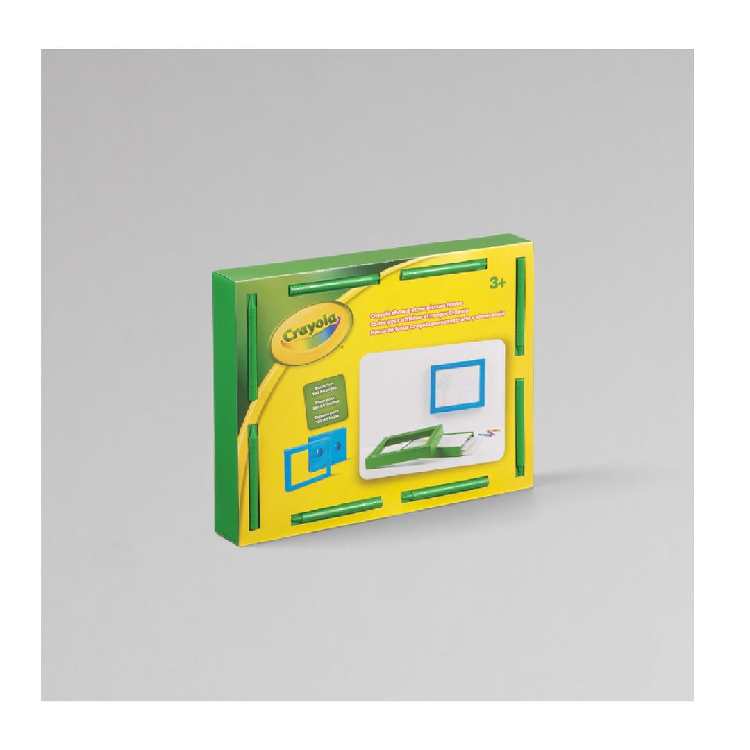 Rama pentru camera copiilor pentru fotografii imagini desene Crayola verde
