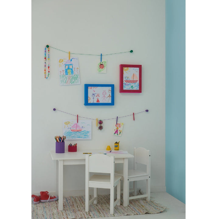 Rama pentru camera copiilor pentru fotografii imagini desene Crayola verde
