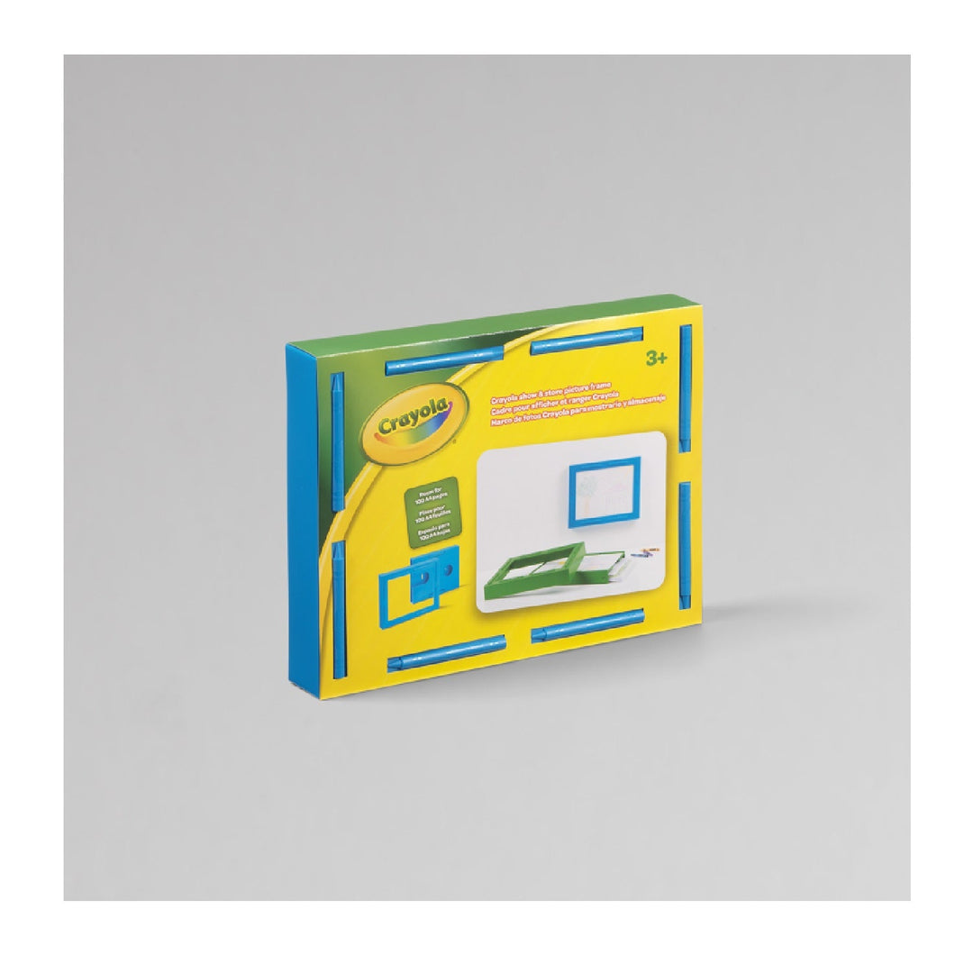 Rama pentru camera copiilor pentru fotografii desene Crayola albastru