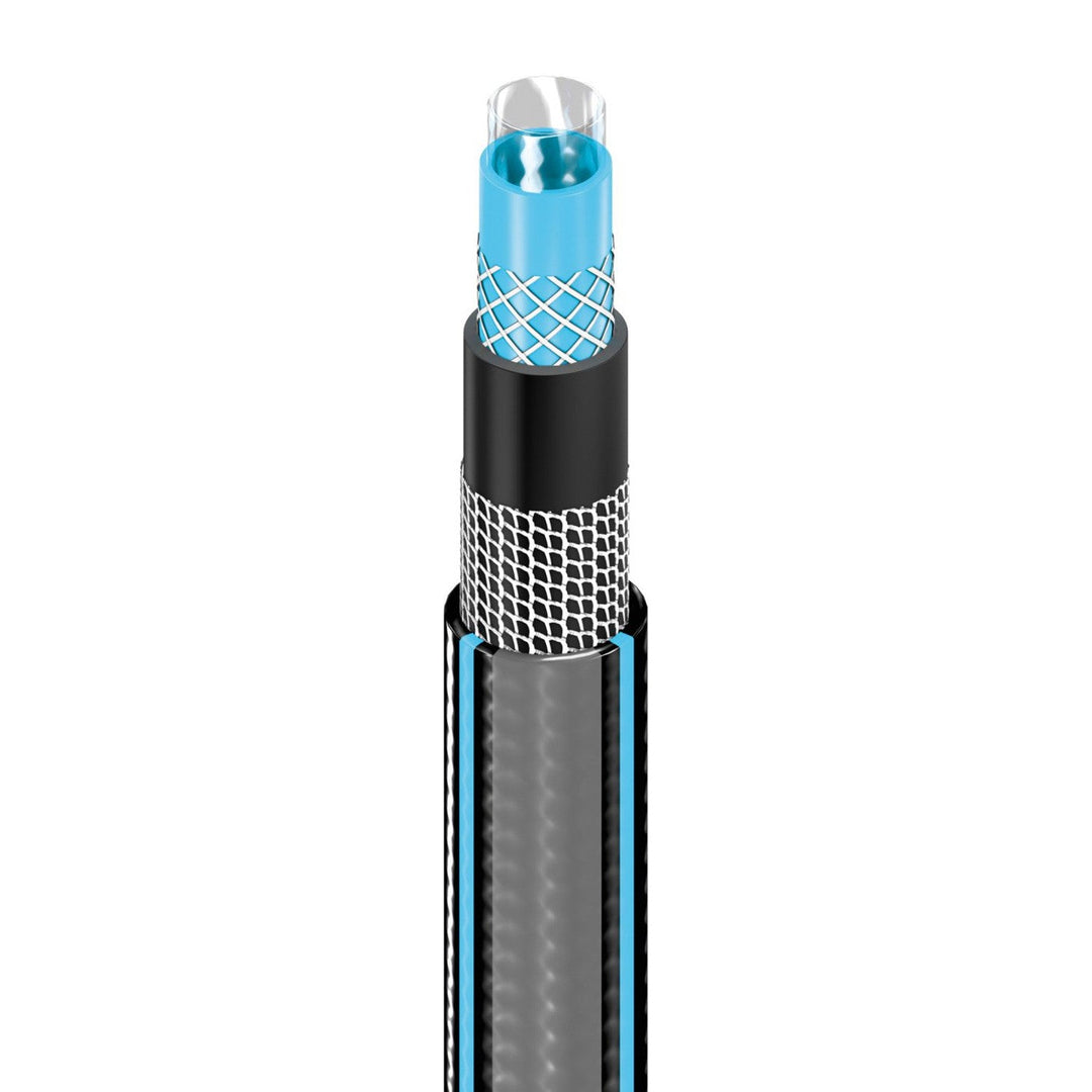 Furtun pentru gradina cu 6 straturi Cellfast HOBBY, 5/8", armat, 50 m lungime, protectie UV, antirasucire