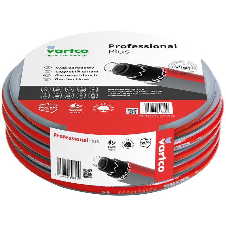 Vartco Professional Plus 1/2" 50 м 6-слоен градински маркуч