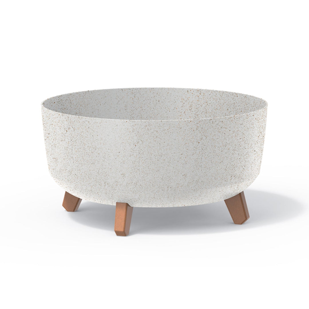 Грация Лоу ECO Wood DGRL400LW-S449W саксия за цветя – бял ECO цвят
