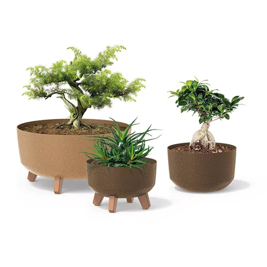 Грация ECO Wood DGRL240W-S433W саксия за цветя – антрацит ECO цвят