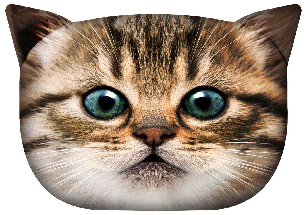 Декоративна възглавница Bertoni Gapcio Cat, 30x45 cm, велур, котешки принт, антиалергична пълнеж