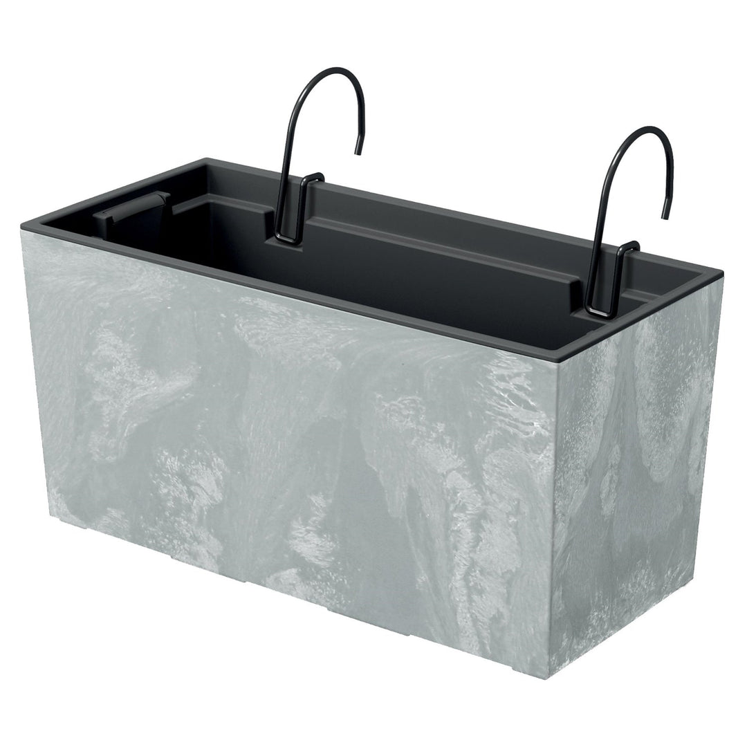 Кутия с куки и вложка Urbi Case Concrete Effect DUC400EW-422U - цвят бетон