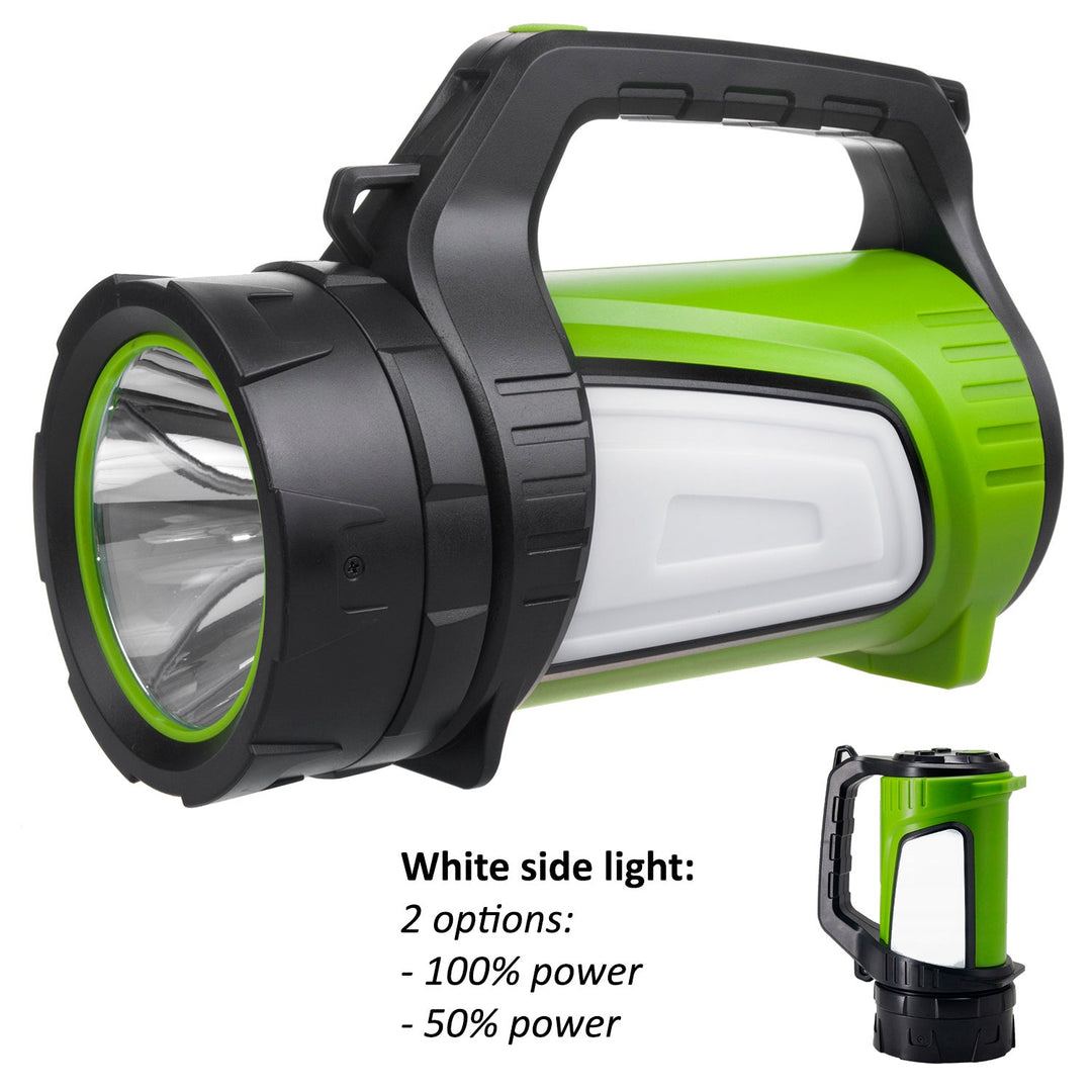 Maclean 3-в-1 LED фенер, функция за презареждане, 3 режима на осветление, 5W XM-L-T6, студено бяло 6500K, 3.7V 3x18650, 4500mAh, MCE345