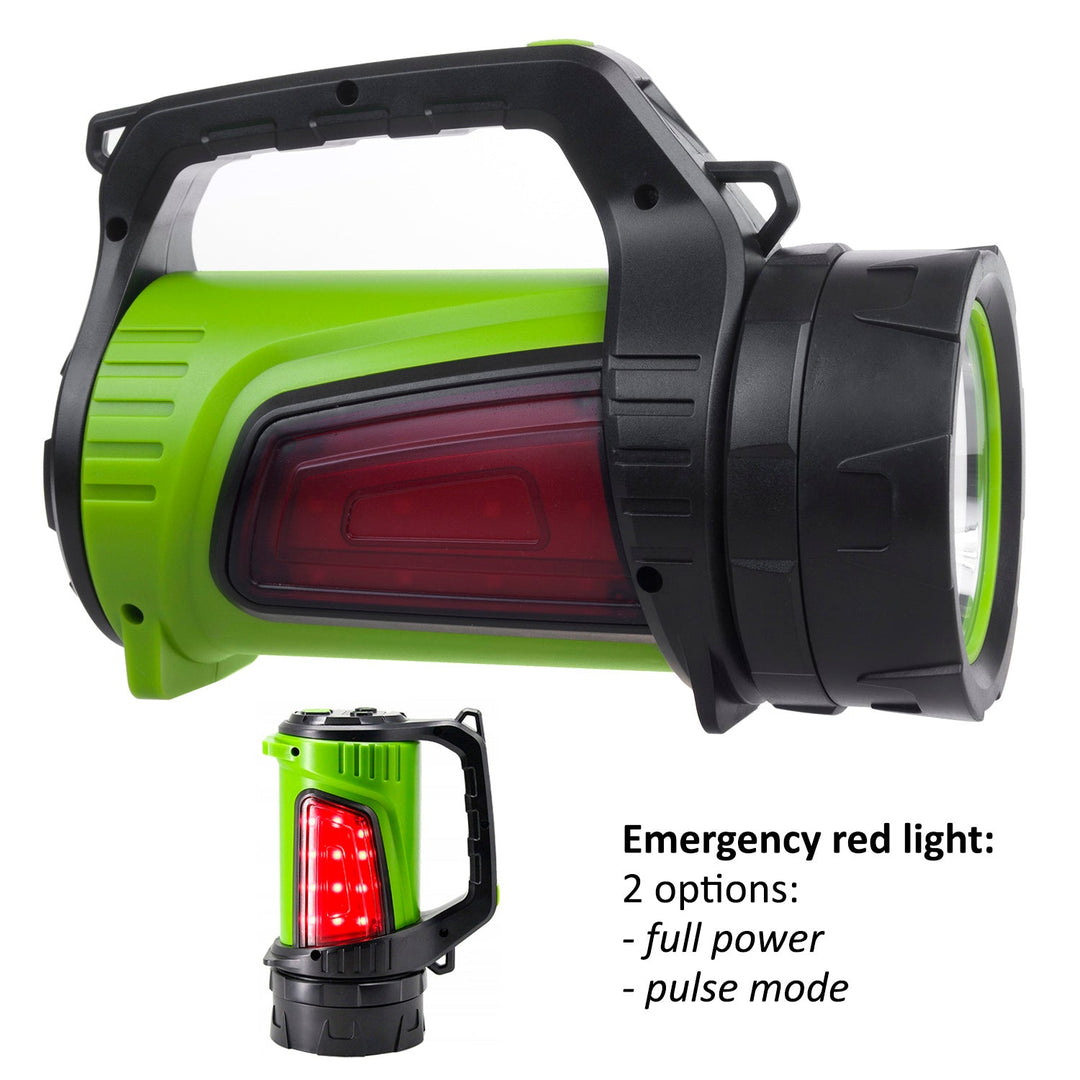 Maclean 3-в-1 LED фенер, функция за презареждане, 3 режима на осветление, 5W XM-L-T6, студено бяло 6500K, 3.7V 3x18650, 4500mAh, MCE345