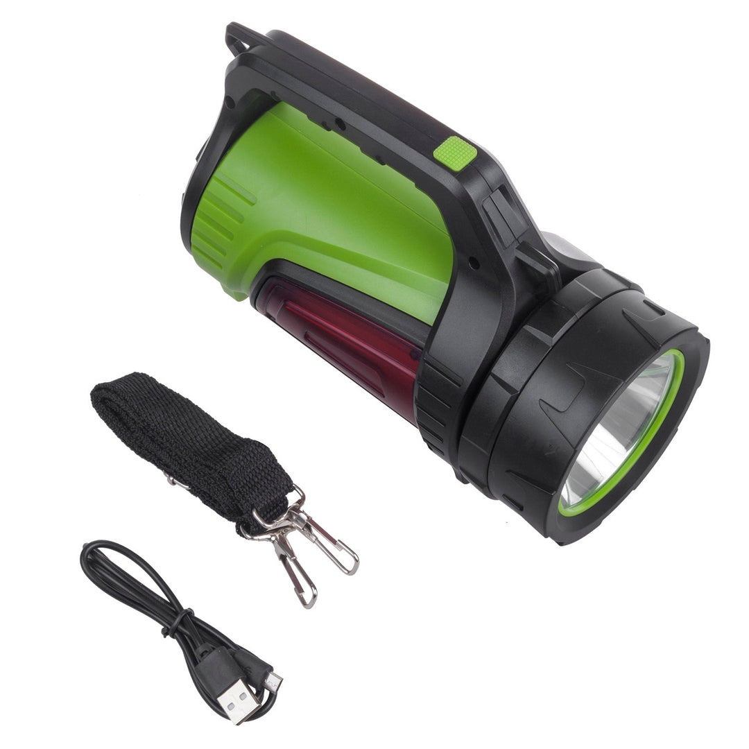 Maclean 3-в-1 LED фенер, функция за презареждане, 3 режима на осветление, 5W XM-L-T6, студено бяло 6500K, 3.7V 3x18650, 4500mAh, MCE345